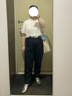 「アイテム（アナログ腕時計）」を使った、しおりさん（レディース・153cm）の秋コーディネート
