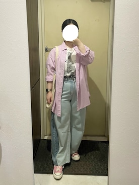 「アイテム（腕時計）」を使った、しおりさん（レディース・153cm）の夏コーディネート