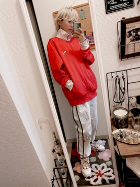 「HOOK（フック）のアイテム（パンツ）」を使った、服好き美容師たけやんです🏳️‍🌈さん（レディース・159cm）の秋コーディネート
