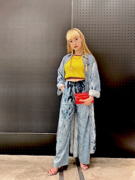 「アイテム（財布）」を使った、yasshyさん（レディース・155cm）の夏コーディネート