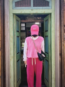 「アイテム（トートバッグ）」を使った、多谢款待Heheさん（レディース・153cm・30代）の夏コーディネート