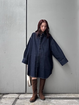 「Ungrid（アングリッド）のアイテム」を使った、庄司　未菜美さん（レディース・159cm）の秋コーディネート