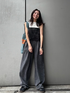 「Ungrid（アングリッド）のアイテム」を使った、庄司　未菜美さん（レディース・159cm）の夏コーディネート