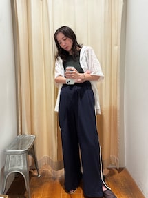 レース開襟ハーフスリーブシャツ｜アングリッド（Ungrid）アウトレット