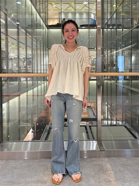 庄司　未菜美さん（レディース・159cm）の夏コーディネート