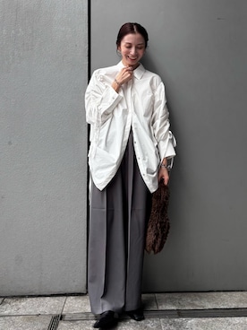 「アイテム（ハンドバッグ）」を使った、庄司　未菜美さん（レディース・159cm・30代）の秋コーディネート