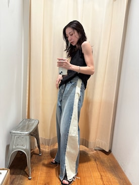 「アイテム（キャミソール）」を使った、庄司　未菜美さん（レディース・159cm・30代）の夏コーディネート
