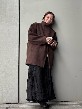 「アイテム（スカート）」を使った、庄司　未菜美さん（レディース・159cm・30代）の秋コーディネート