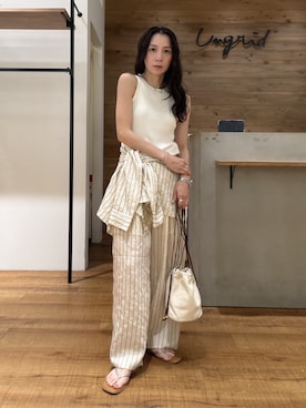 庄司 未菜美さん(レディース・159cm)の夏コーディネート