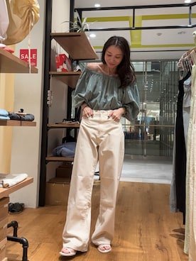 「Ungrid（アングリッド）のアイテム」を使った、庄司　未菜美さん（レディース・159cm）の夏コーディネート