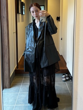 「アイテム（テーラードジャケット）」を使った、庄司　未菜美さん（レディース・159cm・30代）の秋コーディネート