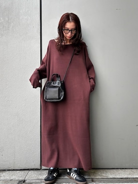 「アイテム（ワンピース/ドレス）」を使った、庄司　未菜美さん（レディース・159cm・30代）の秋コーディネート