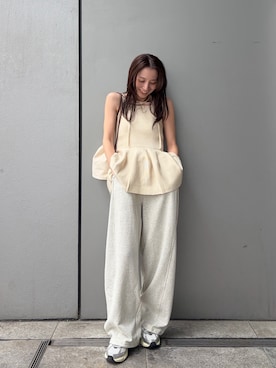 「Ungrid（アングリッド）のアイテム（バッグ）」を使った、庄司　未菜美さん（レディース・159cm）の春コーディネート