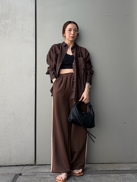「Ungrid（アングリッド）のアイテム」を使った、庄司　未菜美さん（レディース・159cm）の夏コーディネート