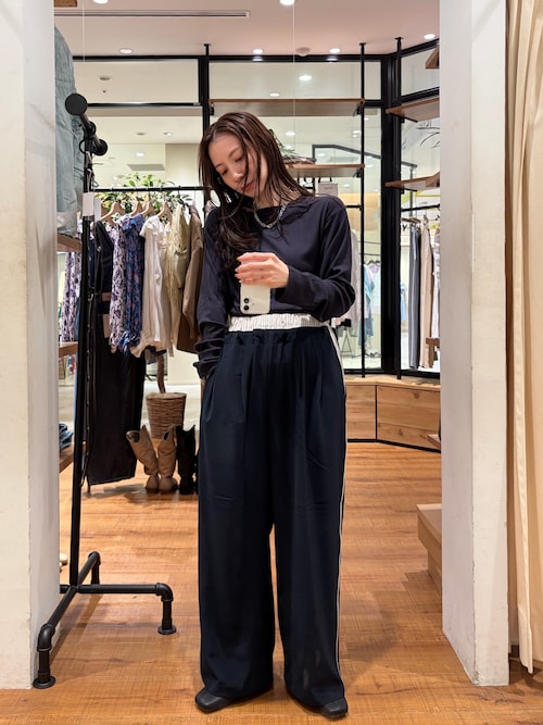 ungrid カットソー ラウンドロングスリーブTee（Tシャツ/カットソー）｜Ungrid（アン