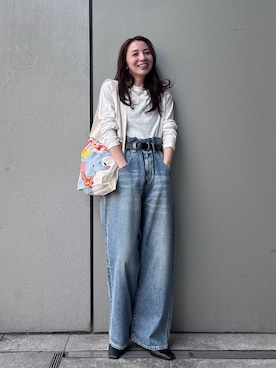 「Ungrid（アングリッド）のアイテム」を使った、庄司　未菜美さん（レディース・159cm）の冬コーディネート