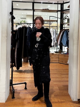 「アイテム（ネックレス）」を使った、庄司　未菜美さん（レディース・159cm・30代）の秋コーディネート