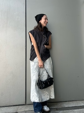 「アイテム（ワンピース/ドレス）」を使った、庄司　未菜美さん（レディース・159cm・30代）の秋コーディネート