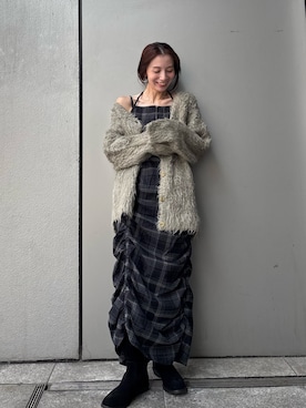 「アイテム（ブーツ）」を使った、庄司　未菜美さん（レディース・159cm・30代）の秋コーディネート
