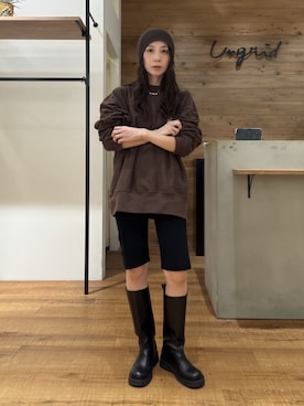 庄司 未菜美さん(レディース・159cm)の秋コーディネート