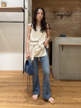 庄司 未菜美さん(レディース・159cm)の夏コーディネート