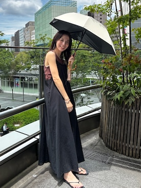 「アイテム（ワンピース）」を使った、庄司　未菜美さん（レディース・159cm・30代）の夏コーディネート