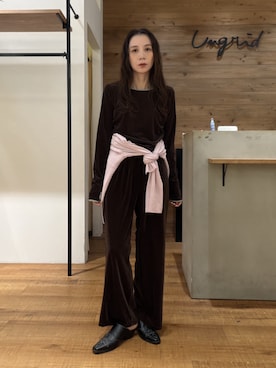 庄司　未菜美さん（レディース・159cm）の秋コーディネート