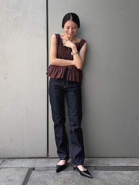 庄司 未菜美さん(レディース・159cm)の夏コーディネート
