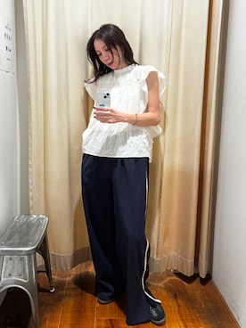 「Ungrid（アングリッド）のアイテム」を使った、庄司　未菜美さん（レディース・159cm）の夏コーディネート