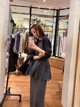 「Ungrid（アングリッド）のアイテム（バッグ）」を使った、庄司　未菜美さん（レディース・159cm）の春コーディネート