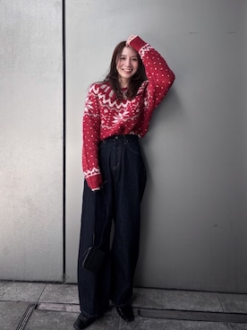 庄司　未菜美さん（レディース・159cm）の冬コーディネート