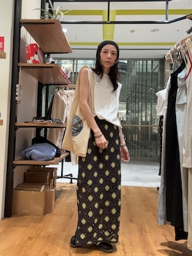 「Ungrid（アングリッド）のアイテム」を使った、庄司　未菜美さん（レディース・159cm）の夏コーディネート