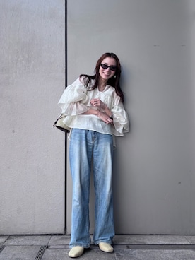 「Ungrid（アングリッド）のアイテム（バッグ）」を使った、庄司　未菜美さん（レディース・159cm）の春コーディネート