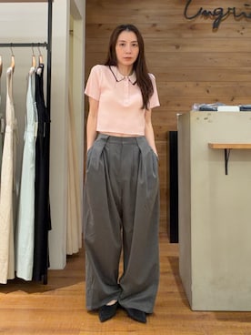 庄司 未菜美さん(レディース・159cm)の夏コーディネート