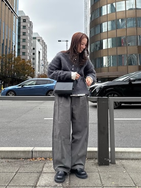 「アイテム（バッグ）」を使った、庄司　未菜美さん（レディース・159cm・30代）の秋コーディネート