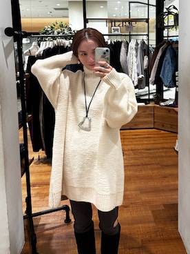 庄司　未菜美さん（レディース・159cm）の冬コーディネート