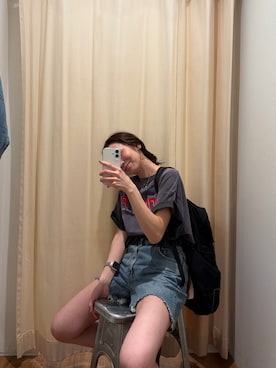 「Ungrid（アングリッド）のアイテム（バッグ）」を使った、庄司　未菜美さん（レディース・159cm）の春コーディネート