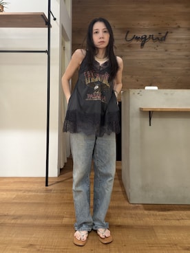 庄司 未菜美さん(レディース・159cm)の夏コーディネート