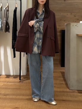 庄司　未菜美さん（レディース・159cm）の秋コーディネート