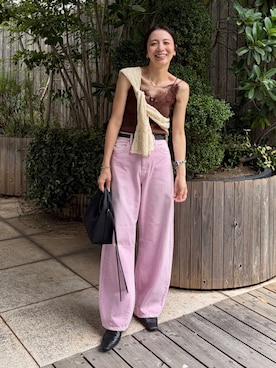 庄司　未菜美さん（レディース・159cm）の夏コーディネート