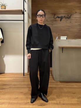 「Ungrid（アングリッド）のアイテム」を使った、庄司　未菜美さん（レディース・159cm）の秋コーディネート