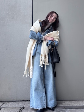 庄司　未菜美さん（レディース・159cm）の冬コーディネート