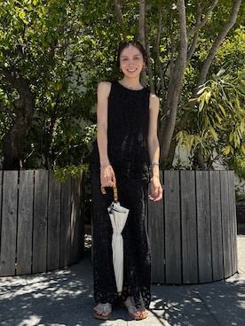 「アイテム（スカート）」を使った、庄司　未菜美さん（レディース・159cm・30代）の夏コーディネート