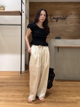 庄司 未菜美さん(レディース・159cm)の夏コーディネート
