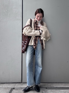 庄司 未菜美さん(レディース・159cm)の冬コーディネート