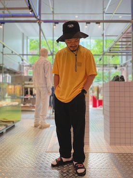 「DIESEL OSAKA」｜manabu iwasakiさん（メンズ・163cm）の夏コーディネート