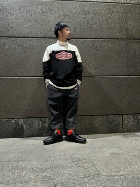 「DIESEL OSAKA」｜manabu iwasakiさん（メンズ・163cm）の春コーディネート