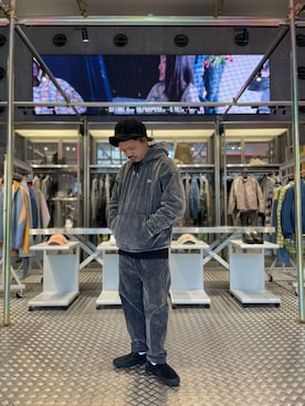 「DIESEL OSAKA」｜manabu iwasakiさん（メンズ・163cm）の冬コーディネート