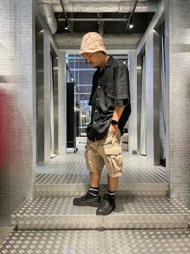 「DIESEL OSAKA」｜manabu iwasakiさん（メンズ・163cm）の夏コーディネート