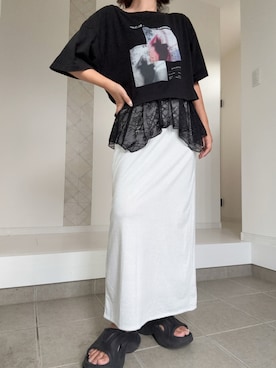 「LIAN（リアン）のアイテム」を使った、nojikoさん（レディース・159cm）の夏コーディネート